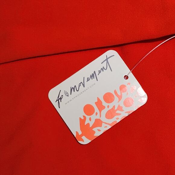 Free People Fiery Red Jumpsuit - Picture 7 of 10